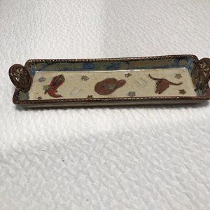 Canyon Ranch Collection  14x4-1/2” Rectangular Cracker Tray